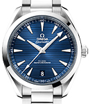 Seamaster Aqua terra 150M Master Co-Axial 41mm Automatic in Steel on Steel Bracelet with Blue Index Dial