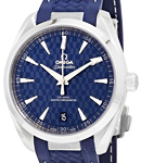 Seamaster Olympic Collection Automatic in Steel on Blue Rubber Strap with Blue Dial