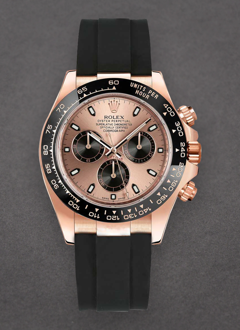 Pre-Owned Rolex Daytona 40mm in Rose Gold with Black Ceramic Bezel