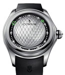 Big Bubble Magical in Titanium on Black Rubber Strap with Golf Motif Dial
