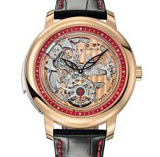 Grand Complication Minute Repeater Tourbillon 5303R-010 Limited Edition in Rose Gold on Leather Strap with Skeleton Dial