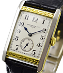 Vintage Ref 434 - Art Deco Yellow Gold and White Gold on Strap