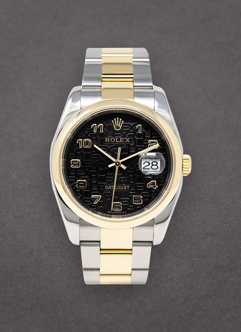 Pre-Owned Rolex Datejust 36mm  in Steel with Yellow Gold Smooth Bezel