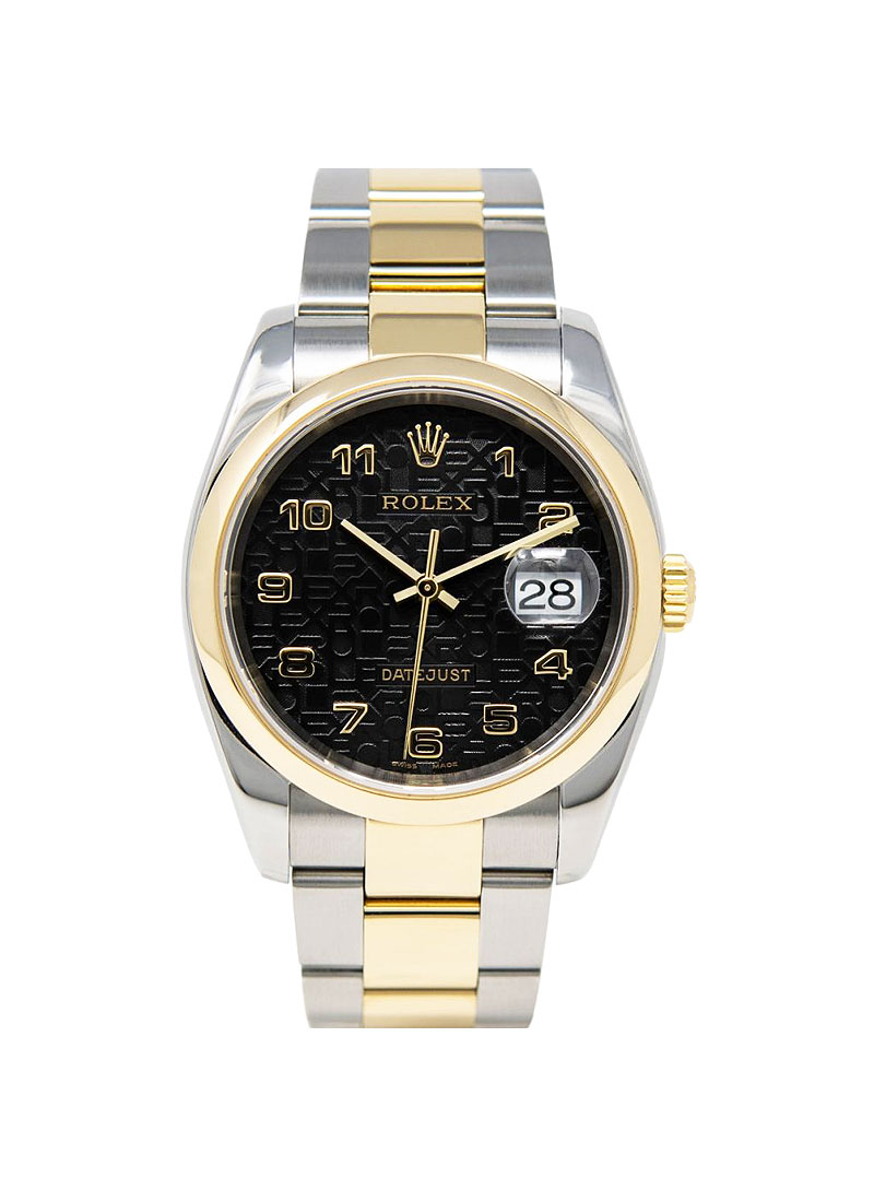 Pre-Owned Rolex Datejust 36mm  in Steel with Yellow Gold Smooth Bezel