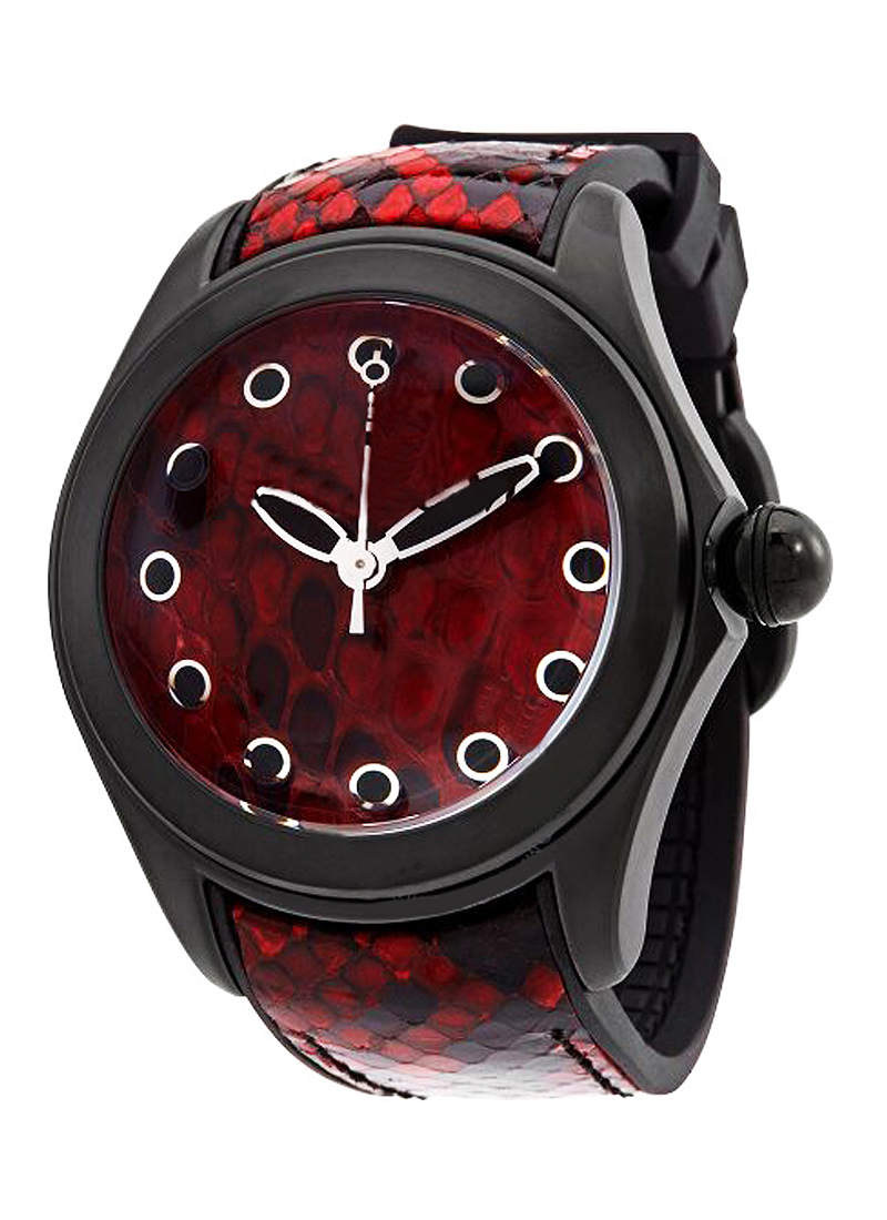 Corum Corum Bubble Art in Stainless Steel with Black PVD