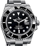 41mm Submariner with Date in Steel on Oyster Bracelet with Black Dial