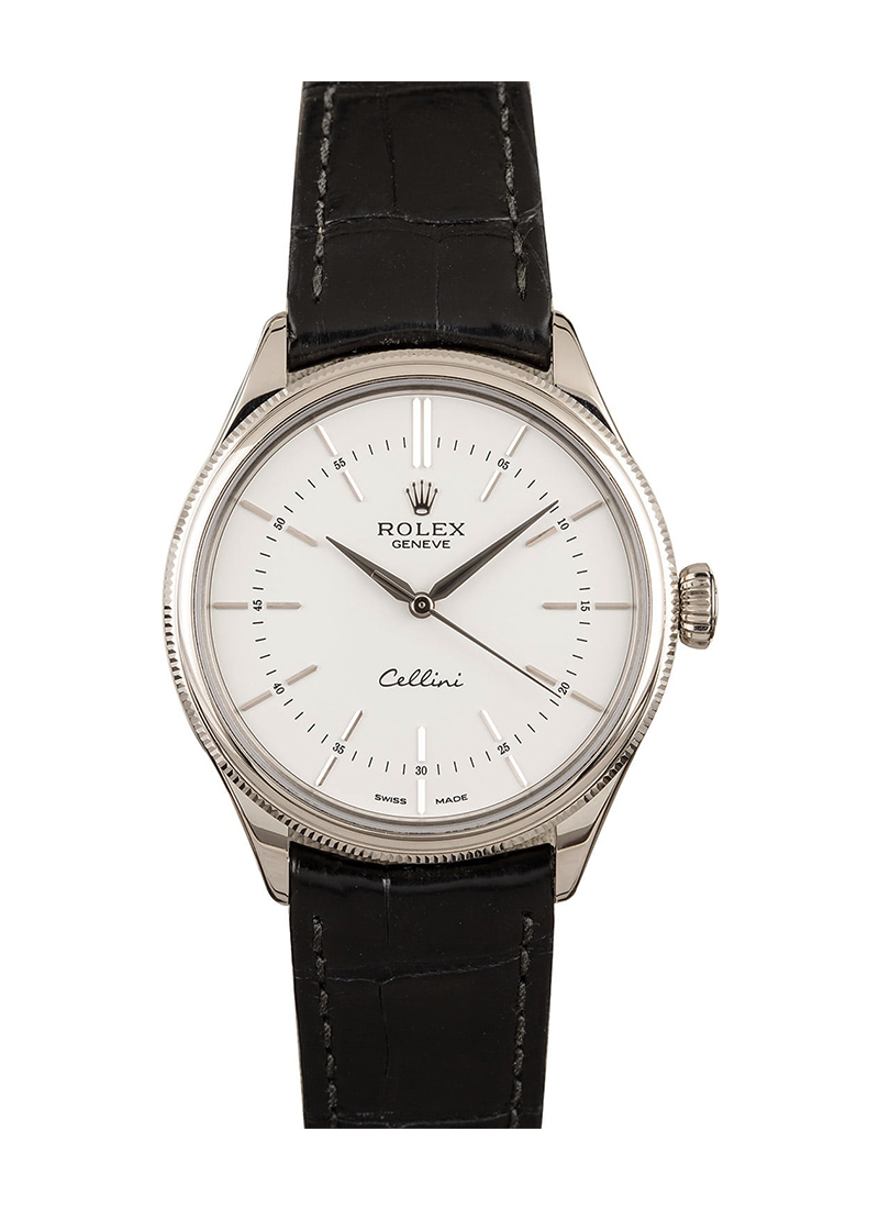 Pre-Owned Rolex Cellini Time in White Gold