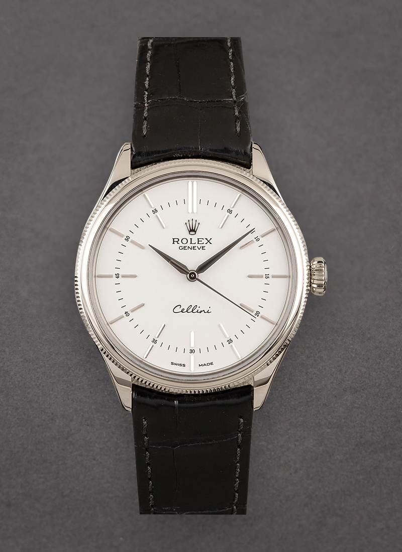 Pre-Owned Rolex Cellini Time in White Gold