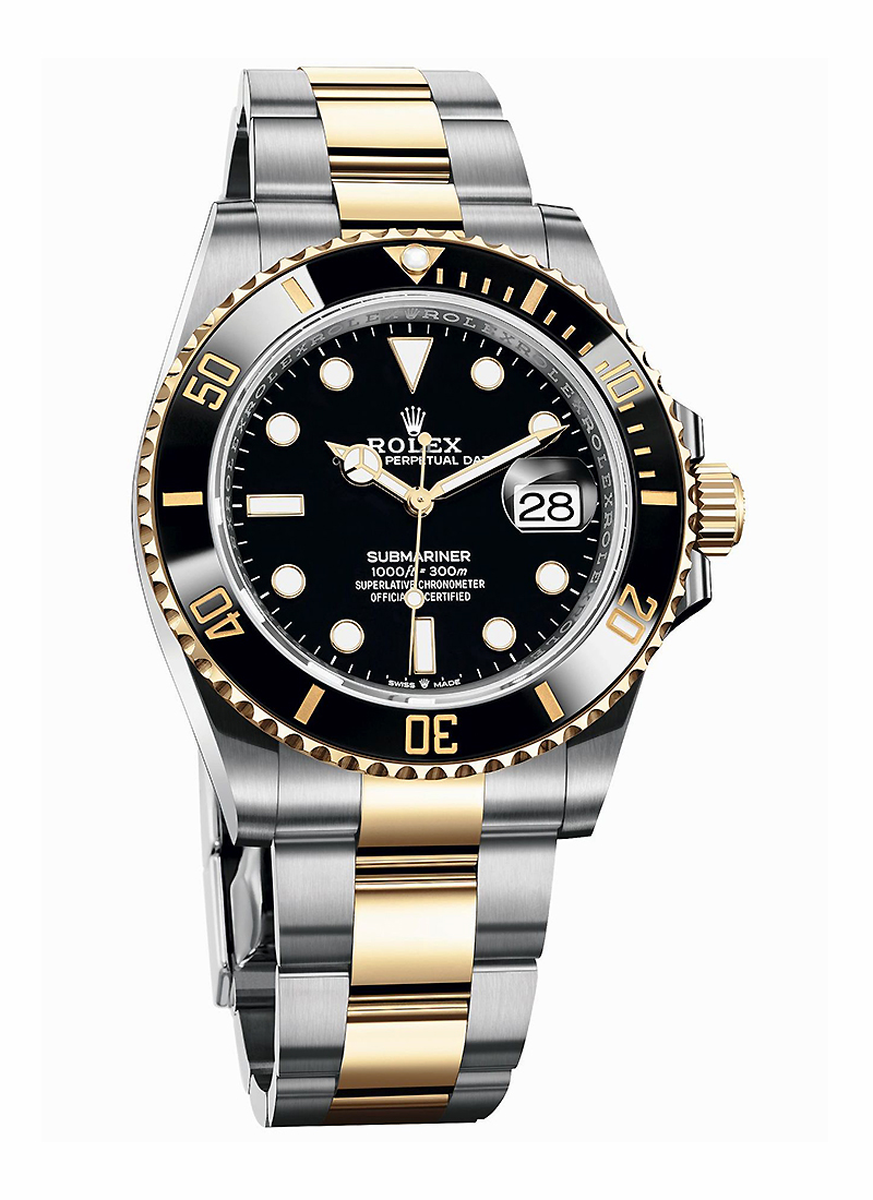 Rolex submariner two sale tone ceramic