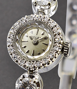 Vintage Ladies All Original Diamond Rolex 14KT White Gold - Serial 1469xx