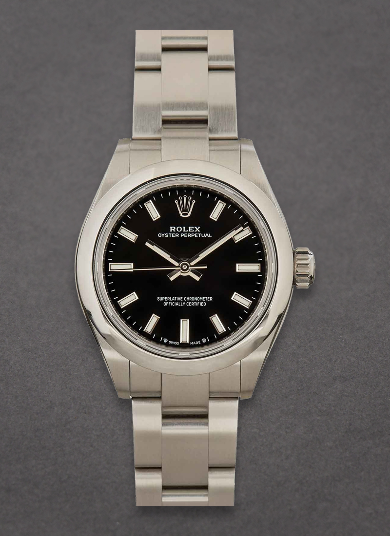 Rolex Unworn Oyster Perpetual No Date in Steel with Domed Bezel