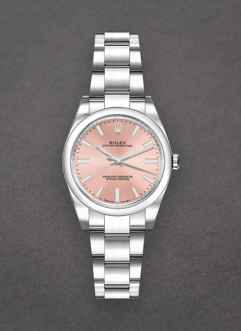 Rolex Unworn Oyster Perpetual No Date in Steel with Domed Bezel 