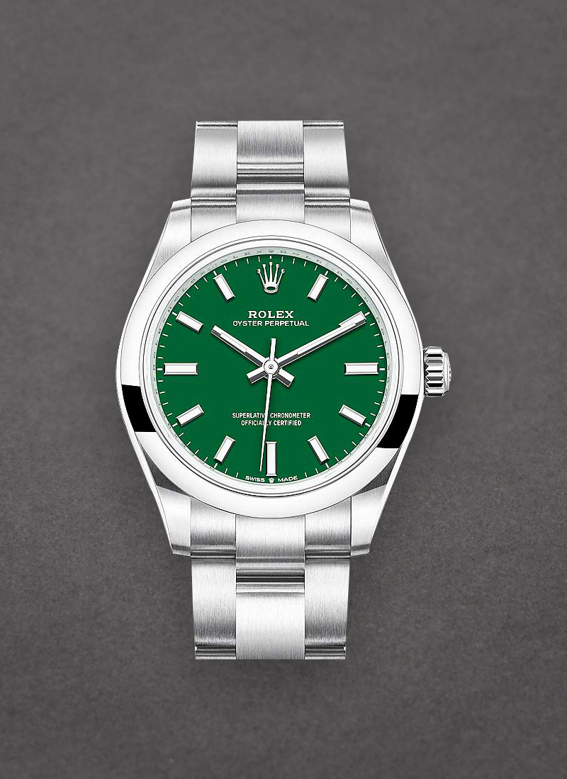 Rolex Unworn Oyster Perpetual 31mm in Steel with Domed Bezel