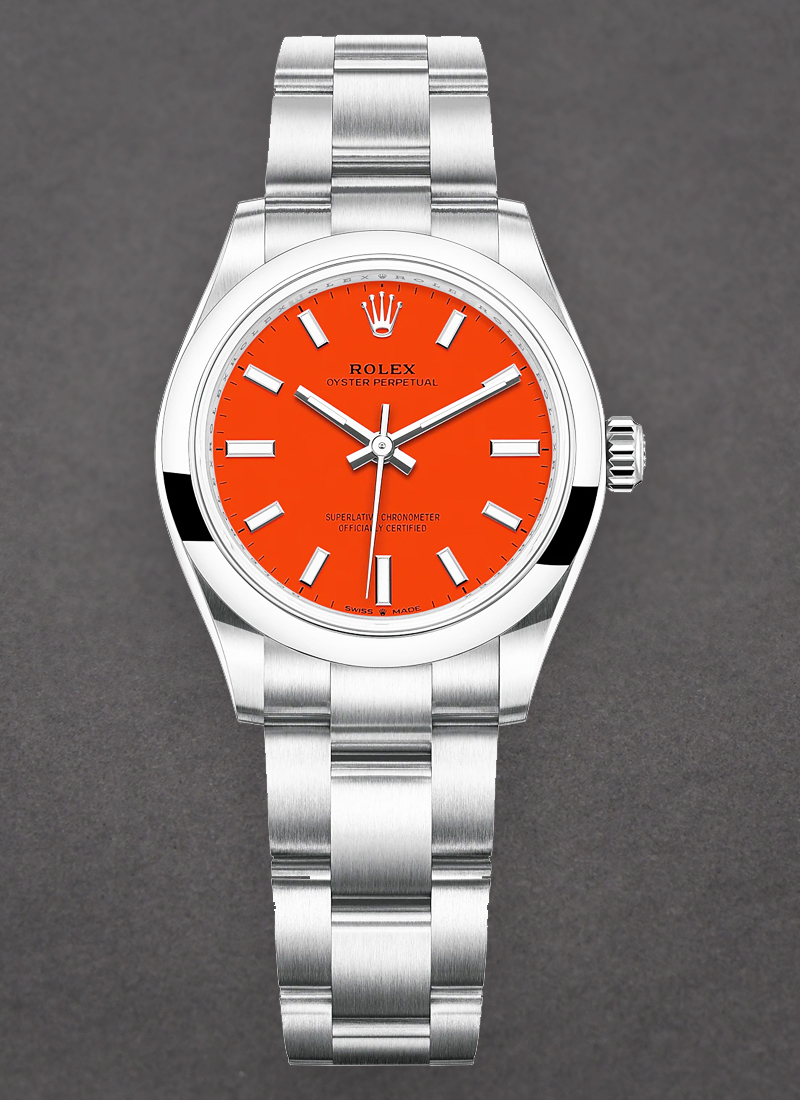 Rolex Unworn Oyster Perpetual 31mm in Steel with Domed Bezel