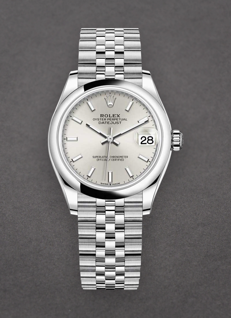 Rolex Unworn Datejust 31mm in Steel with Domed Bezel