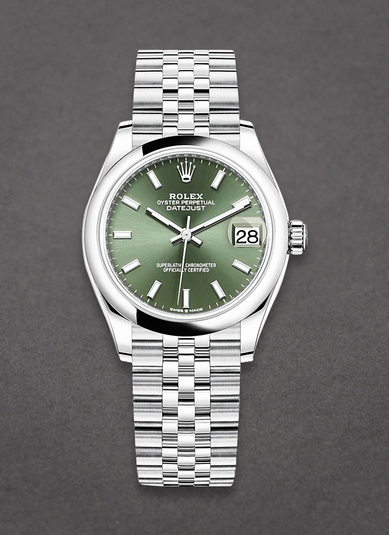 Rolex Unworn Datejust 31mm in Steel with Domed Bezel