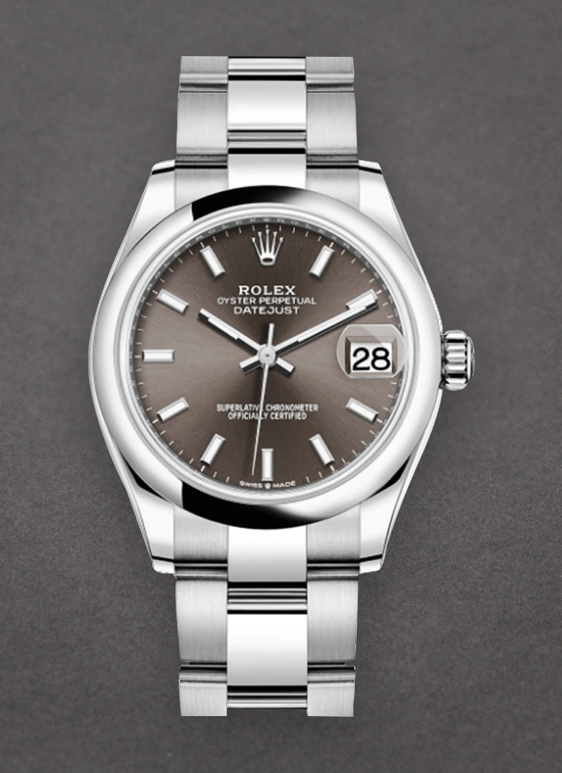 Rolex Unworn Mid Size Datejust 31mm in Steel with Domed Bezel