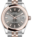 2-Tone Datejust 31mm on Jubilee Bracelet with Rhodium Stick Dial