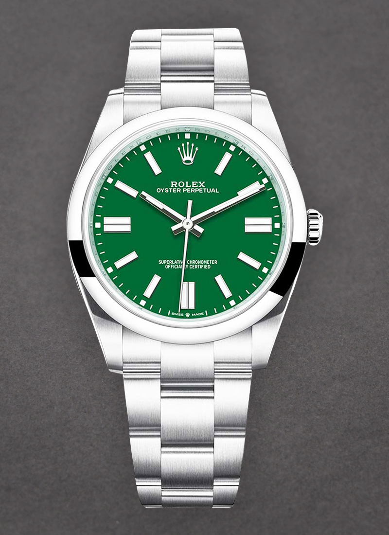 Rolex Unworn Oyster Perpetual 41mm in Steel with Smooth Bezel