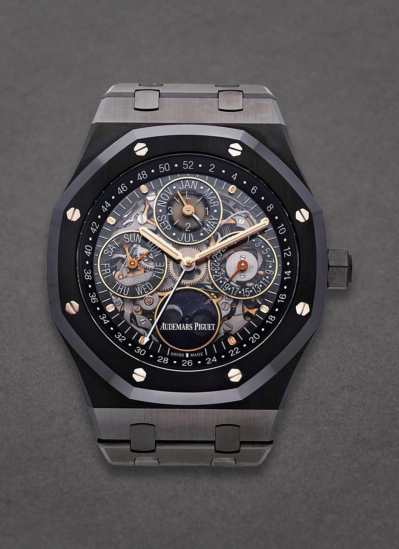 Audemars Piguet Royal Oak Perpetual Calendar Openwork in Ceramic