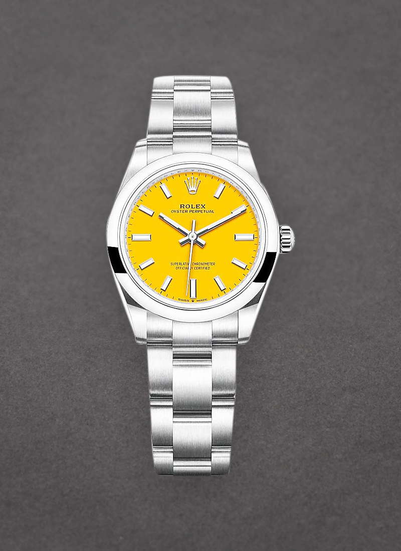 Rolex Unworn Oyster Perpetual 31mm in Steel with Domed Bezel