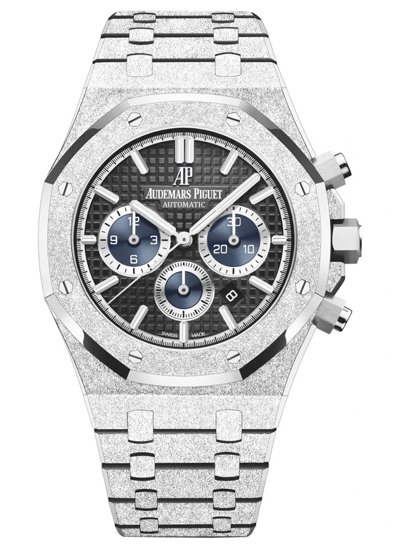 Audemars Piguet Royal Oak Chronograph 41mm in Frosted White Gold