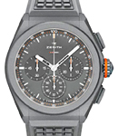 El Primero 21 Land Rover in Titanium on Grey Rubber Strap with Grey Dial