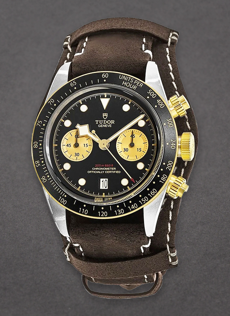 Tudor Heritage Black Bay Chronograph Automatic in Steel and Yellow Gold