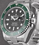 41mm Submariner Starbucks with Date in Steel on Oyster Bracelet with Black Dial