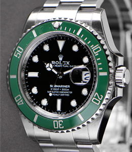 41mm Submariner Starbucks with Date in Steel on Oyster Bracelet with Black Dial