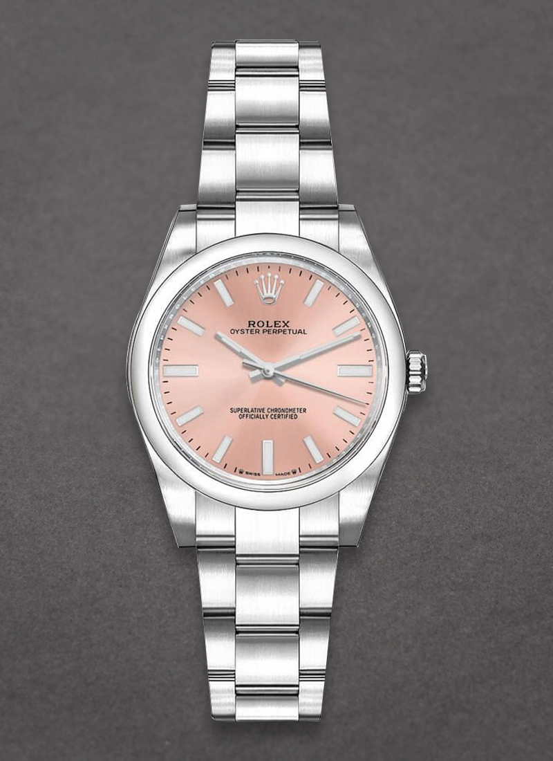 Pre-Owned Rolex Ladies Oyster Perpetual No Date in Steel with Smooth Bezel 