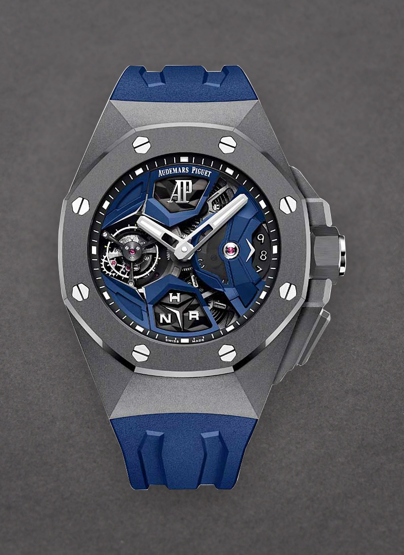 Audemars Piguet Royal Oak Concept GMT Tourbillon in Titanium with Ceramic Bezel