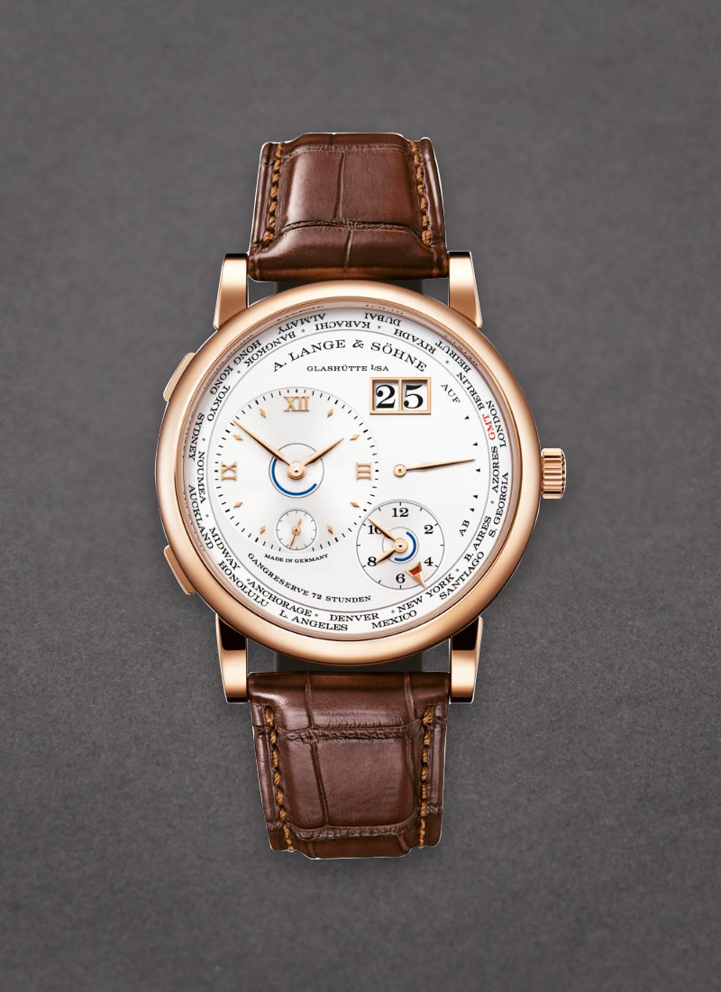 A. Lange & Sohne Lange 1 Timezone Mechanical in Rose Gold