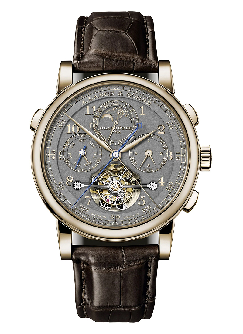 A. Lange & Sohne Tourbograph Perpetual Homeage to F.A Lange in Honey Gold
