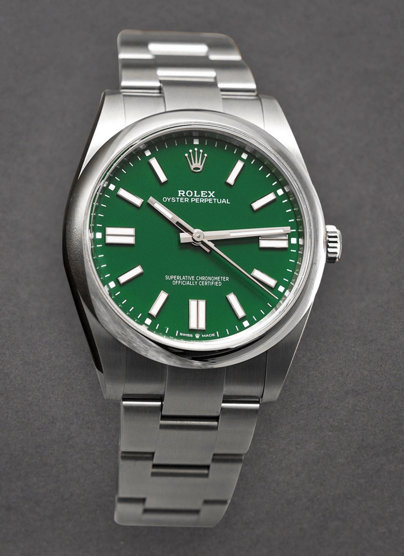 Pre-Owned Rolex Oyster Perpetual 41mm in Steel with Domed Bezel