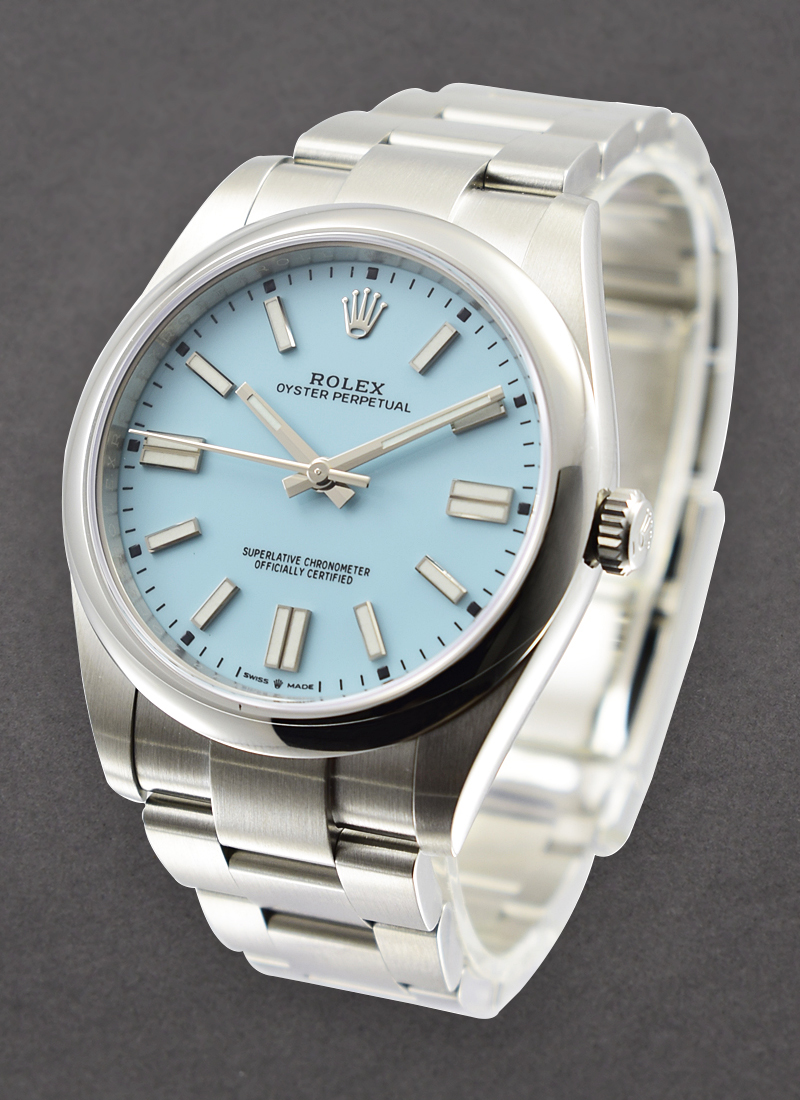 Pre-Owned Rolex Oyster Perpetual 41mm in Steel with Domed Bezel