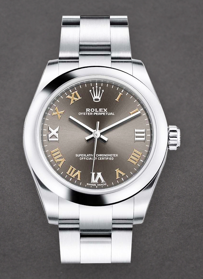 Pre-Owned Rolex Oyster Perpetual 31mm in Steel with Smooth Bezel