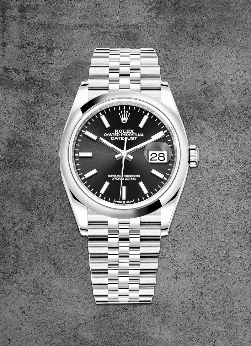 Pre-Owned Rolex Datejust 36mm in Steel with Domed Bezel