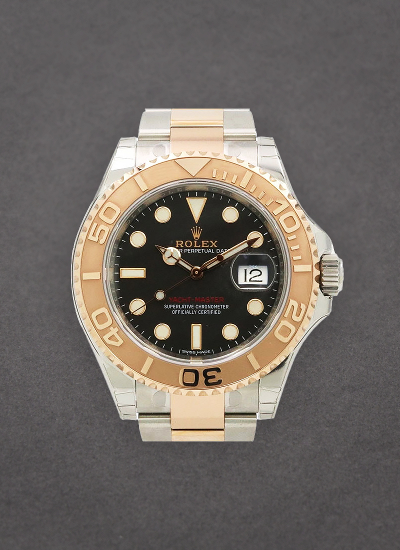 Pre-Owned Rolex Yacht-Master 40mm in Steel with Rose Gold Bezel