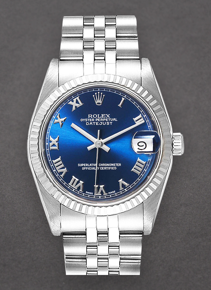 Pre-Owned Rolex Datejust 31mm in Steel with Fluted Bezel