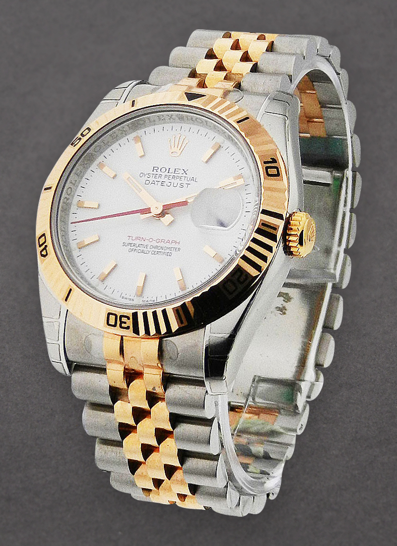 Pre-Owned Rolex Men's Datejust 2-Tone 36mm with Turn-O-Graph Bezel