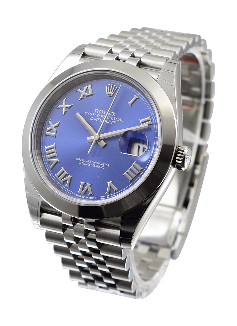 Pre-Owned Rolex Datejust 41mm in Steel with Smooth Bezel