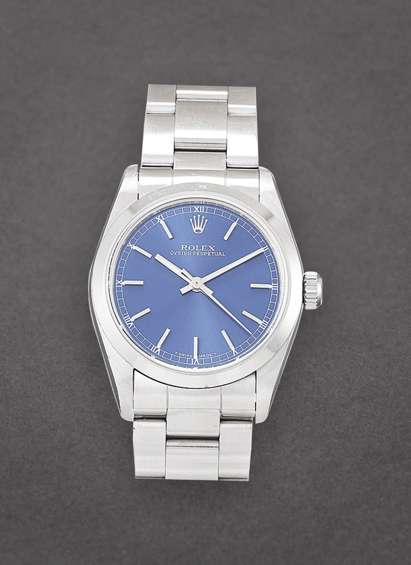 Pre-Owned Rolex Oyster Perpetual No Date in Steel Domed Bezel