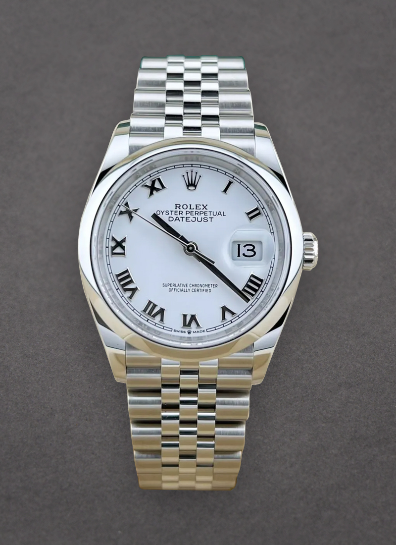 Pre-Owned Rolex Datejust 36mm in Steel with Domed Bezel