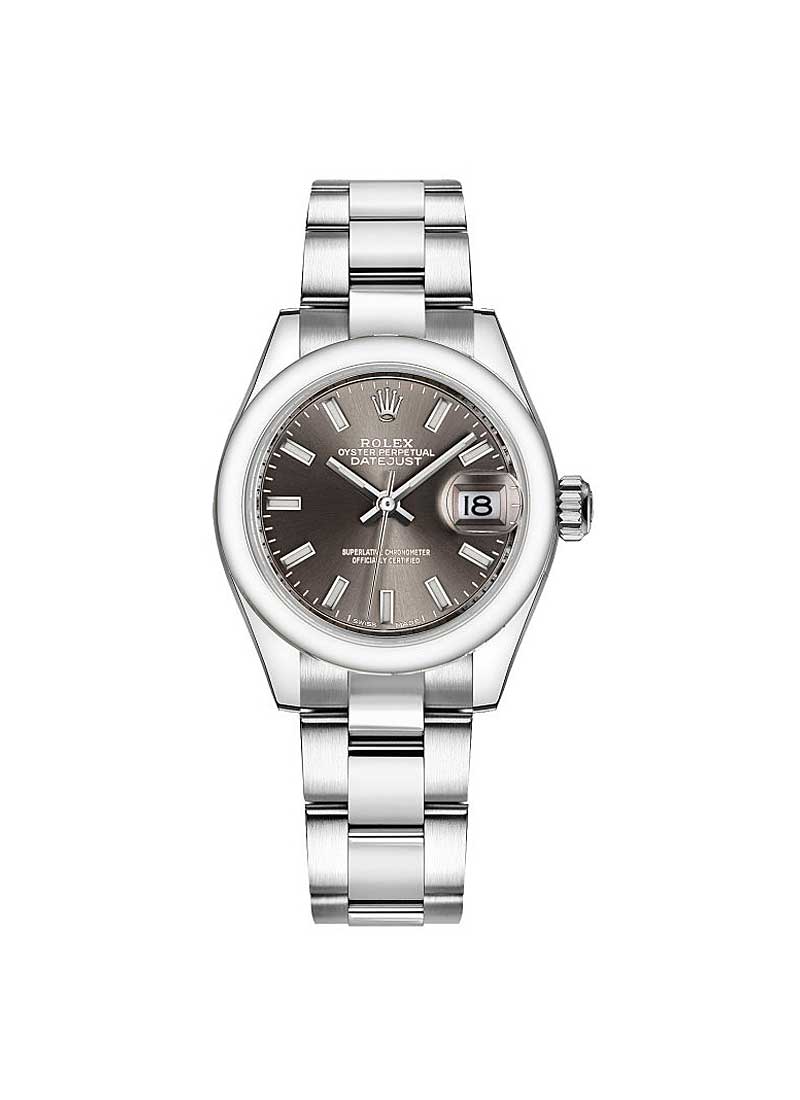 Pre-Owned Rolex Datejust Ladies 26mm in Steel with Smooth Bezel