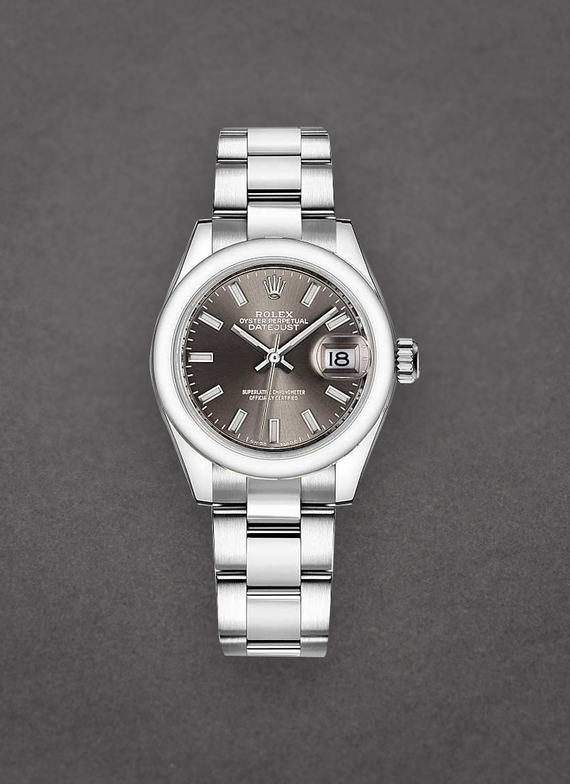 Pre-Owned Rolex Datejust Ladies 26mm in Steel with Smooth Bezel