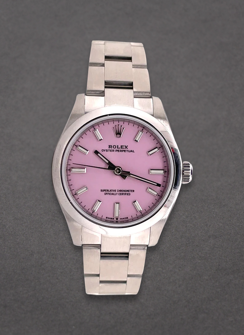 Pre-Owned Rolex Oyster Perpetual No Date 31mm in Steel with Domed Bezel