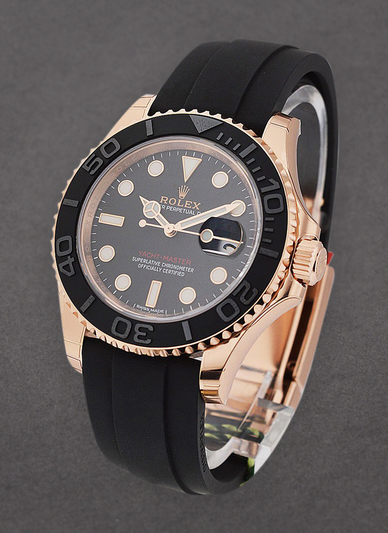 Pre-Owned Rolex Yacht Master 40mm in Rose Gold with Ceramic Bezel