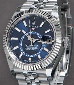 Sky Dweller Jubilee - Blue Dial NEW OLD STOCK - FULL PLASTIC - 2022 CARD