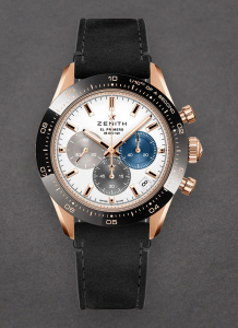 Zenith 18.3100.3600/69.C920 El Primero Heritage 41mm in Rose Gold with Black Bezel 18.3100.3600/69.C920